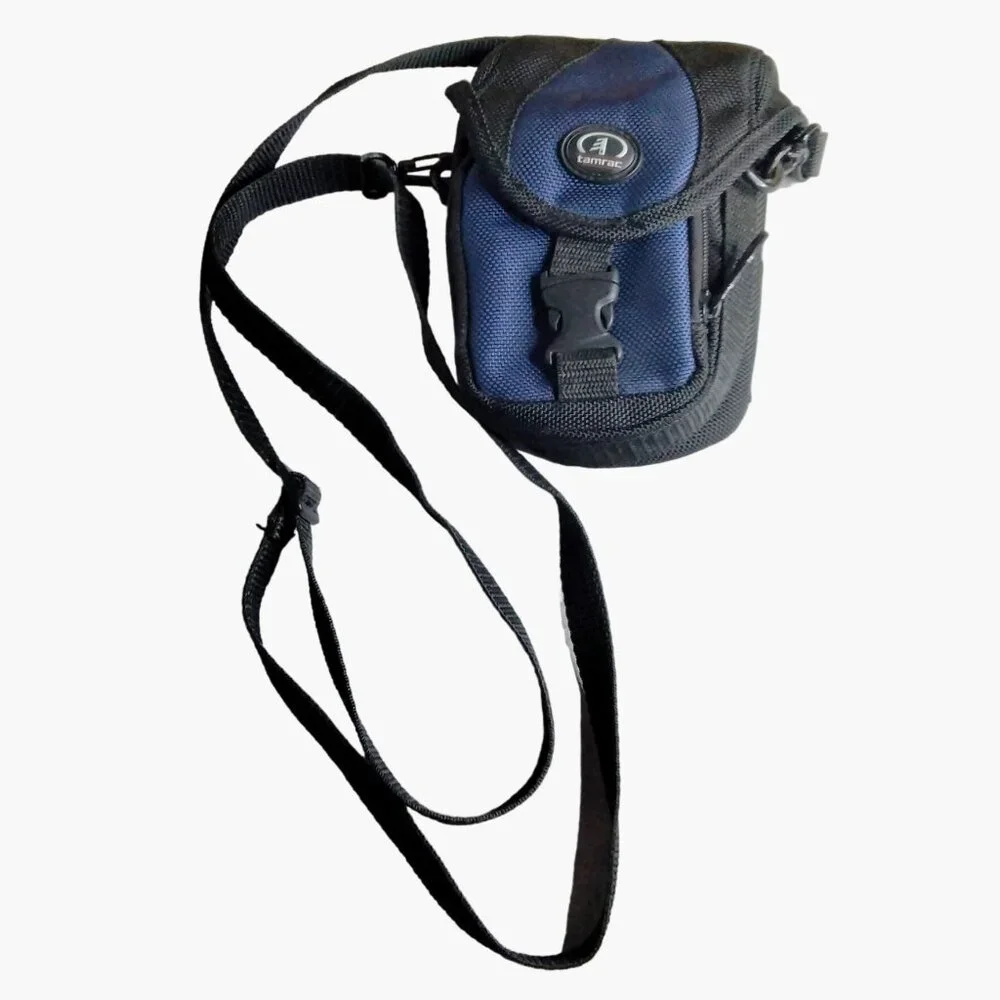 Tamrac Soft Camera Case Blue Black Adjustable Strap 5691
